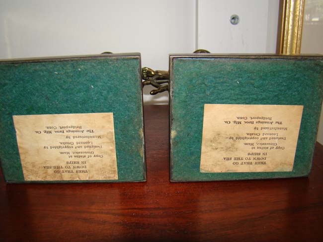 A pair of Gloucester Fisherman bookends made by Jennings Brothers circa 1930 — image 4